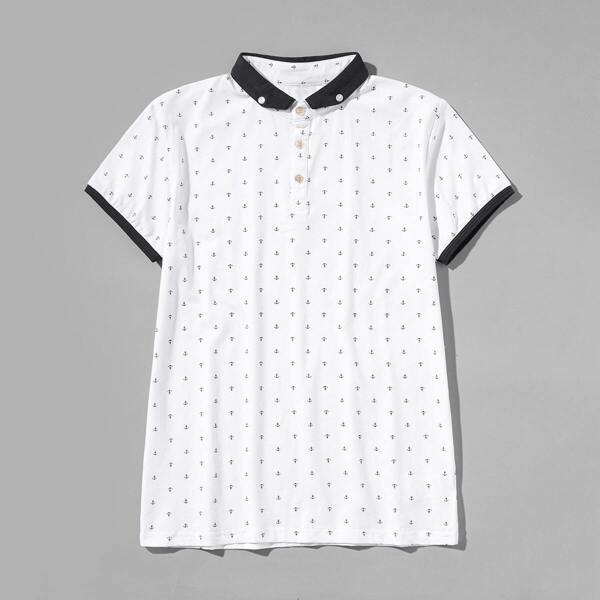 

Men Ringer Polo Shirt