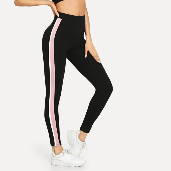 

Striped Side Leggings
