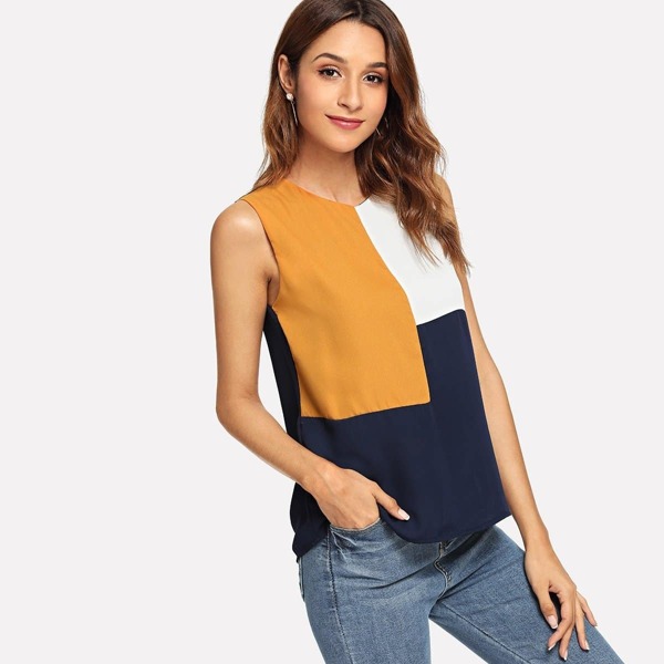 

Cut & Sew Shell Top