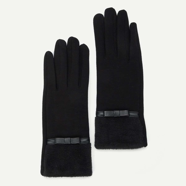 

Bow Detail Gloves