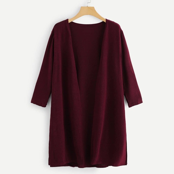 

Drop Shoulder Split Side Coat