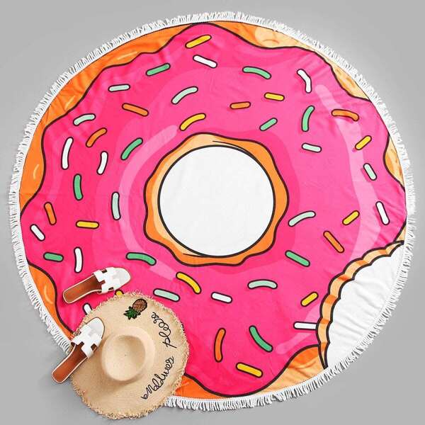 

Doughnut Shape Beach Blanket