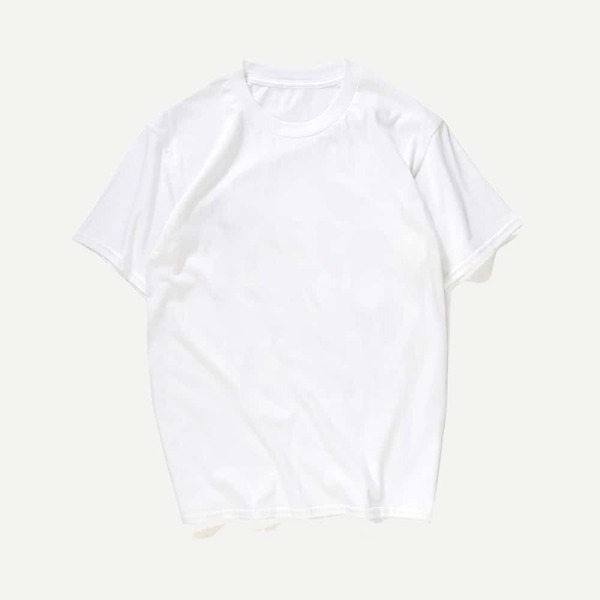 

Men Solider Basic Tee, White