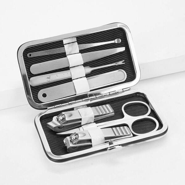

Nail Clipper Set 7pcs, Silver