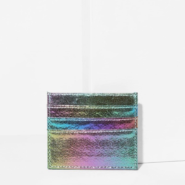 

Iridescent Card Wallet, Multicolor
