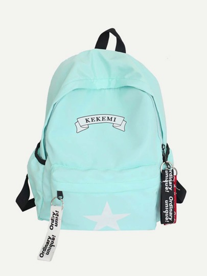 Slogan Nylón Cinta Mochila Diseño Con De PBCXqC
