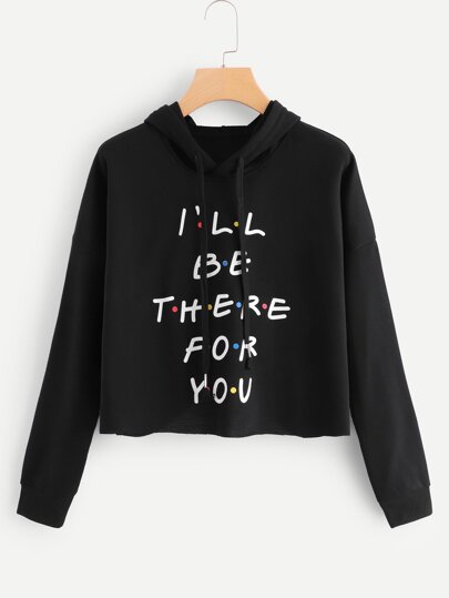 Sudadera con capucha con estampado de "Friends"