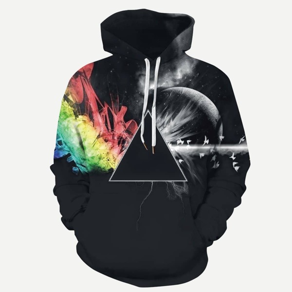 

Men 3D Print Hooded Sweatshirt