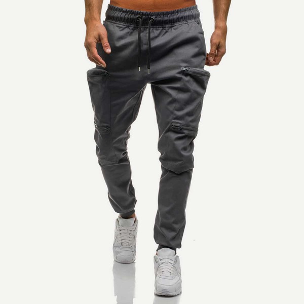 

Men Pocket Plain Drawstring Joggers