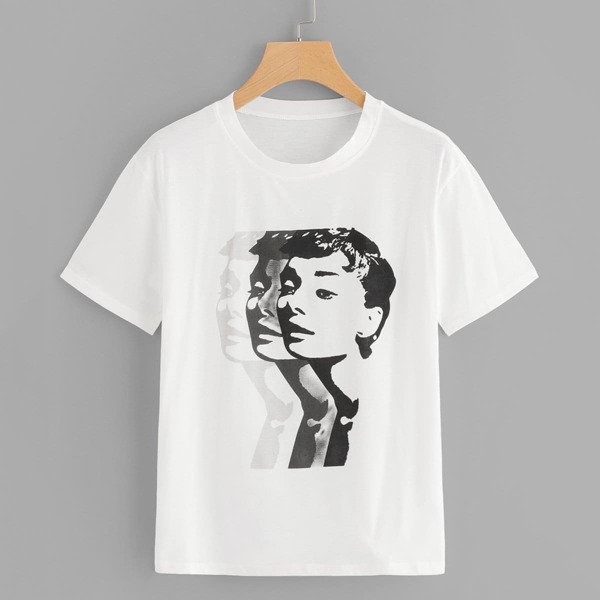 

Figure Print Tee