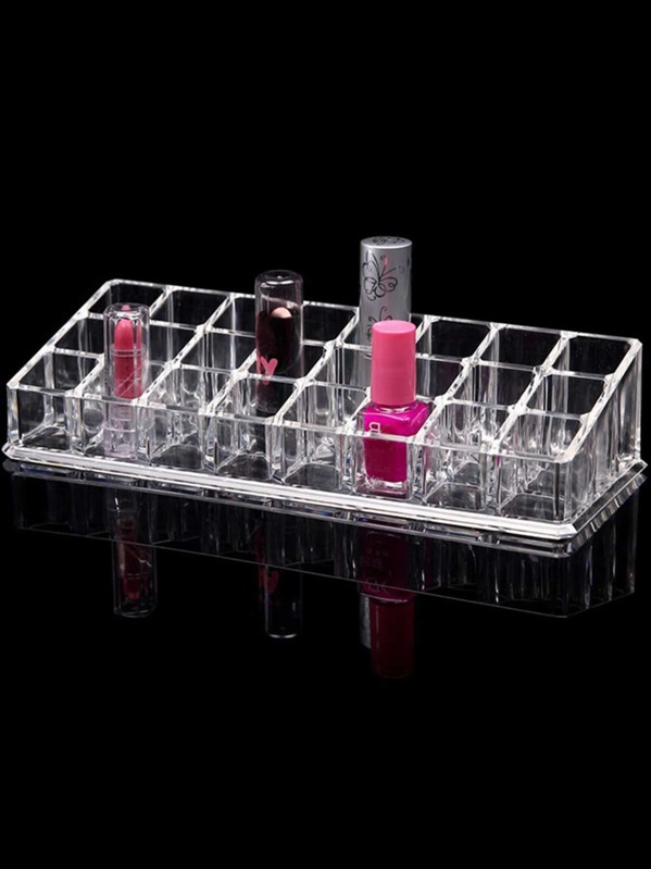 

24 Compartment Clear Organizer, White