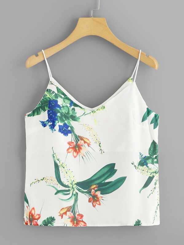 

Цветочная печать Cami Top, null