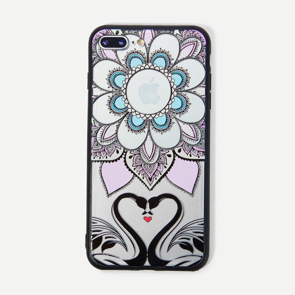 

Lotus & Swan Print iPhone Case