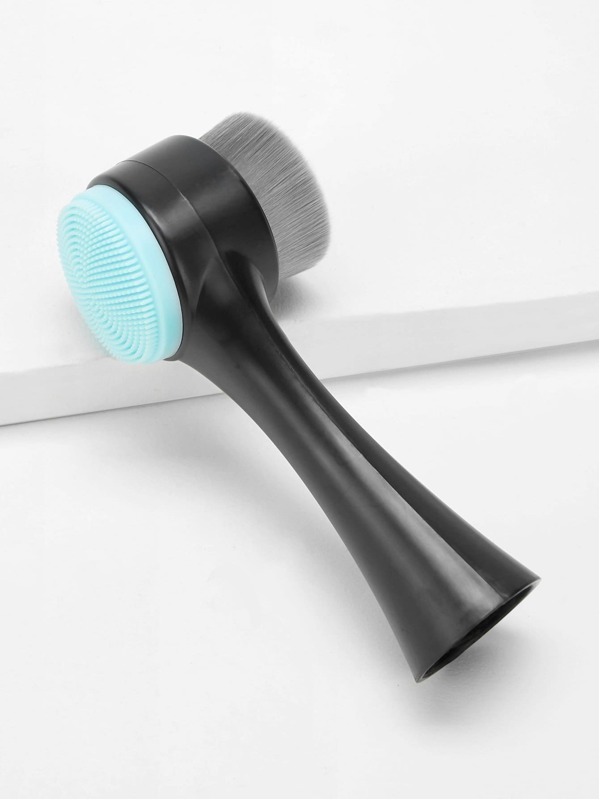 

Double Sided Facial Cleaning Brush, Black