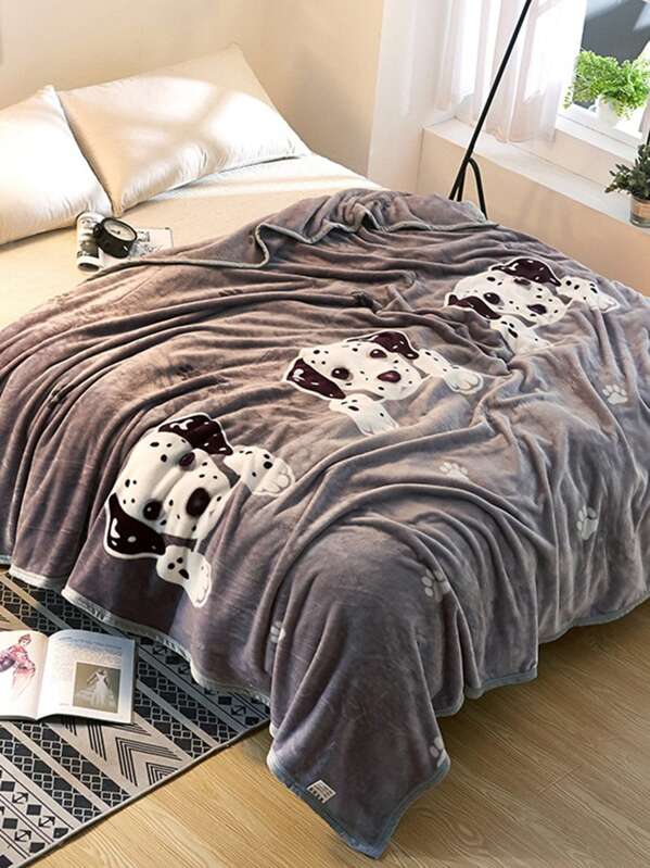 

Dog Print Blanket 1PC, Multicolor