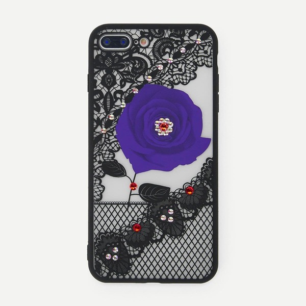 

Lace & Rose Decorated iPhone Case
