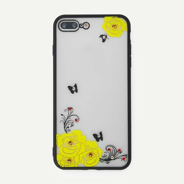 

Flower & Butterfly iPhone Case