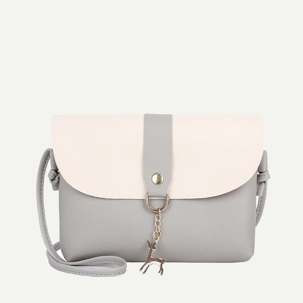 

Two Tone Flap Bag, Multicolor