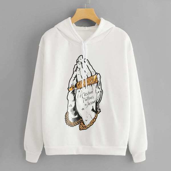 

Hands Print Hoodie