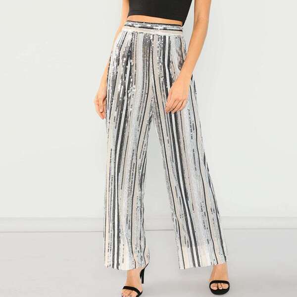 

Colorful Sequin Pants