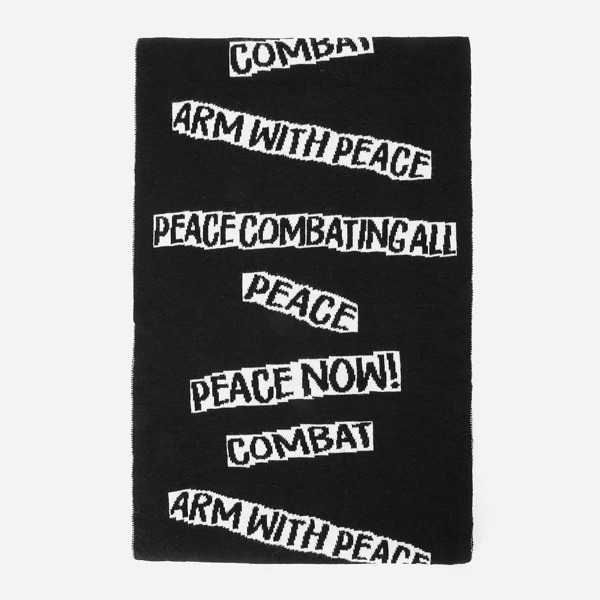

Letter Print Scarf