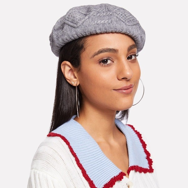 

Knitting Beret Cap