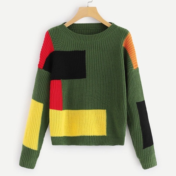 

Color Block Jumper, Multicolor