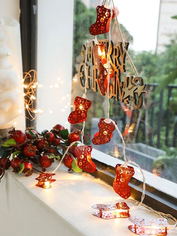 

Christmas 2M Sock String Light 12V, Red