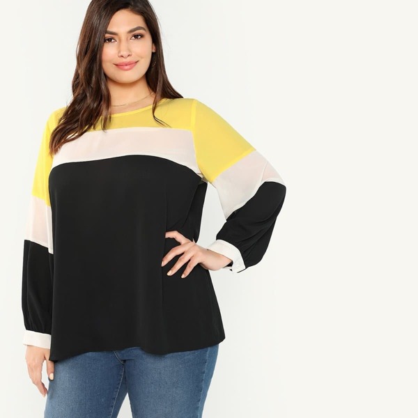 

Plus Cut and Sew Top