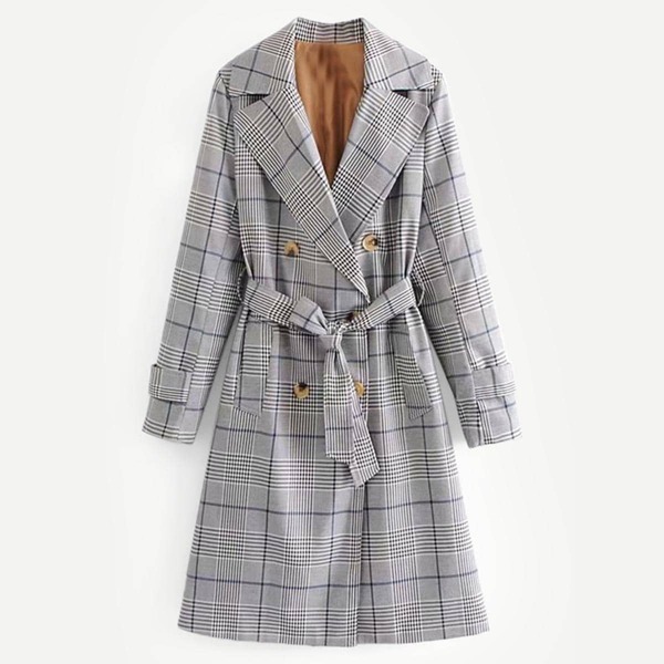 

Glen Plaid Belted Coat