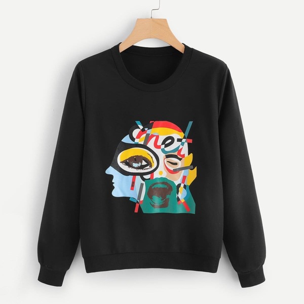 

Figure Graphic Pullover