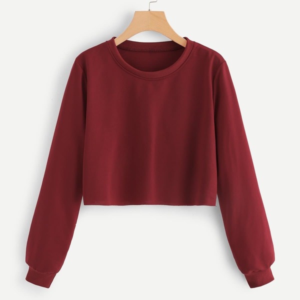 

Raw Hem Crop Tee