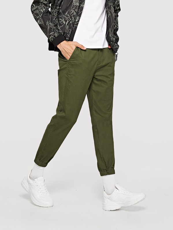 

Мужские кнопки Fly Peg Leg Pants, Lucas
