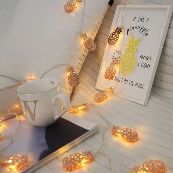 

10pcs Pineapple Bulb String Light