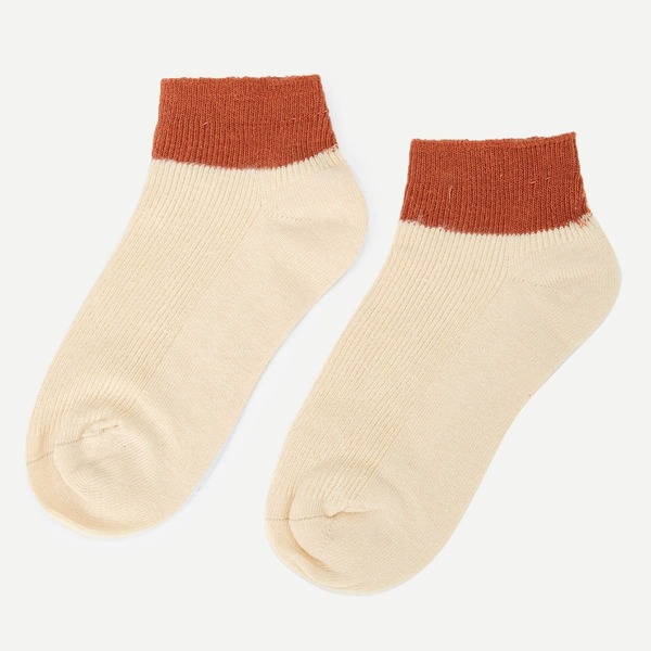

Kids Contrast Trim Socks