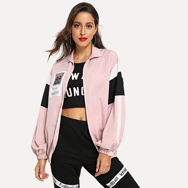 

Patch Detail Cut and Sew Jacket