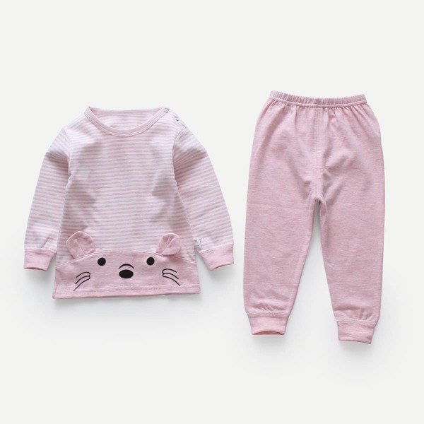 

Toddler Girls Cartoon Pullover With Pants