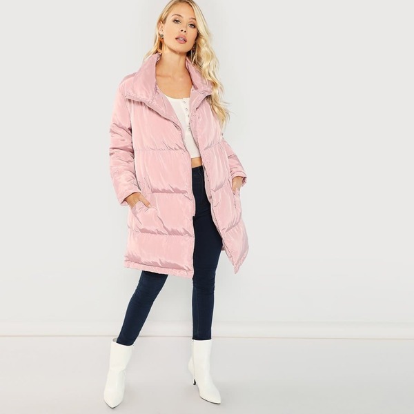 

Pocket Side Longline Puffer Coat