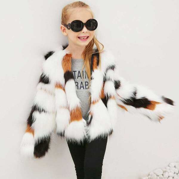 

Toddler Girls Faux Fur Coat