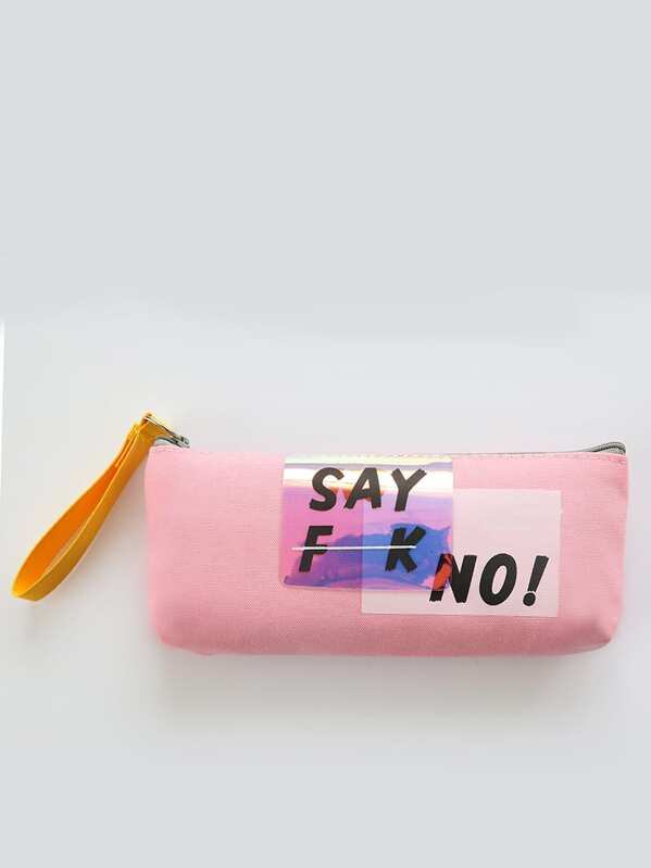 

Карандашный чехол Slogan Print, null