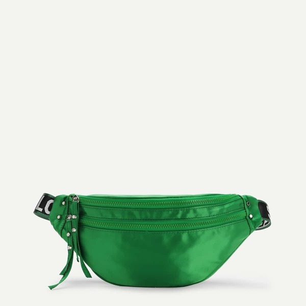 

Double Zipper Detail Bum Bag