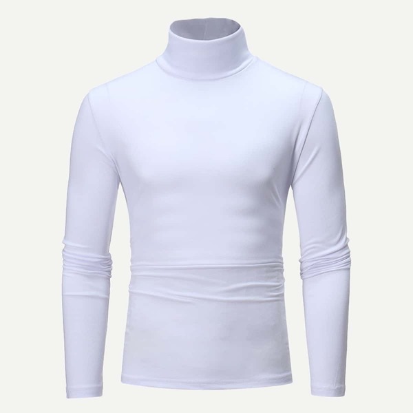 

Men Turtleneck Solid Tee