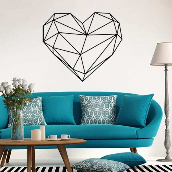 

Geometric Heart Shaped Wall Sticker