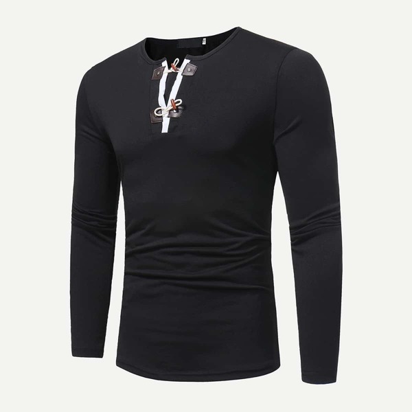 

Men Horns Buckle Solid Tee