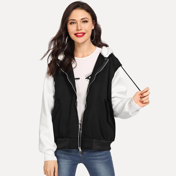 

Two Tone Hooded Sweatshirt