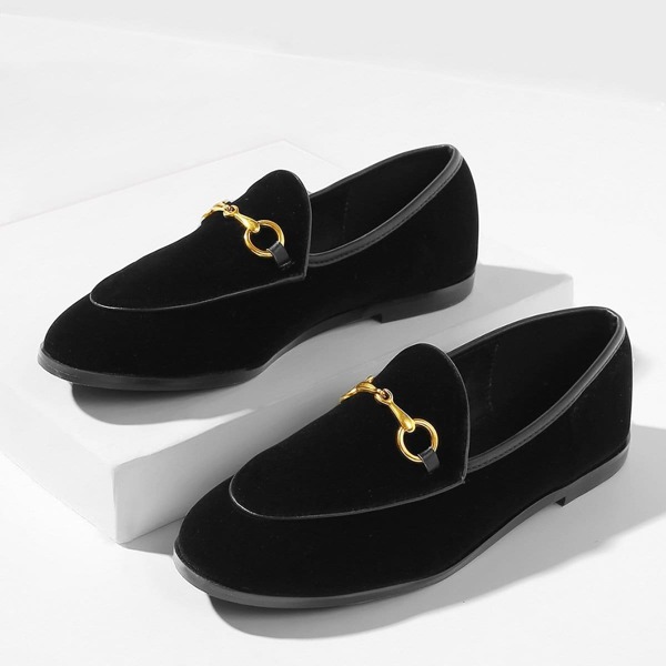 

Metal Detail Slip On Flats