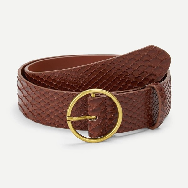 

Round Buckle Belt