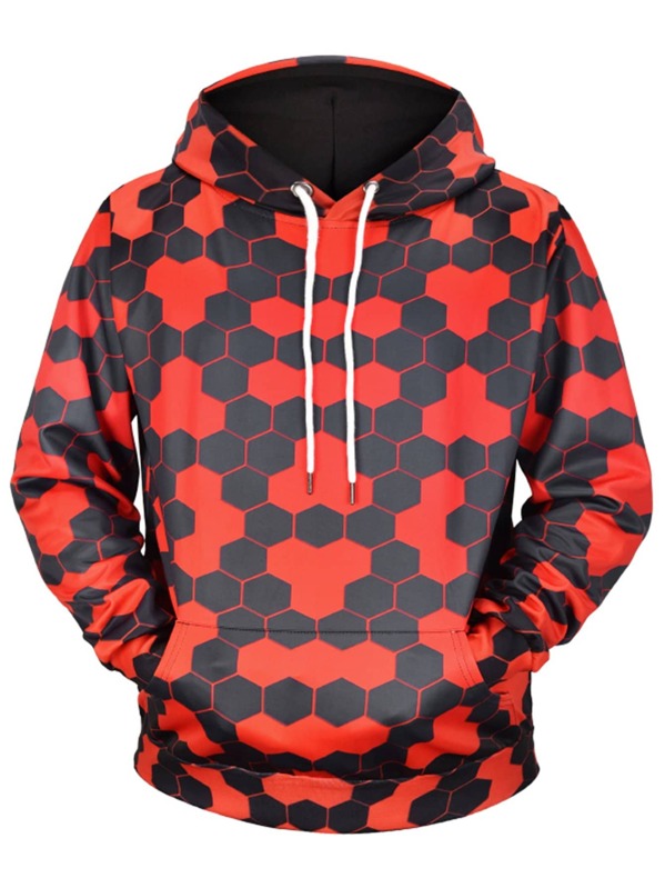 Noir Les À Appliqués Géométriques Hommes Sweat vwxnROAqq