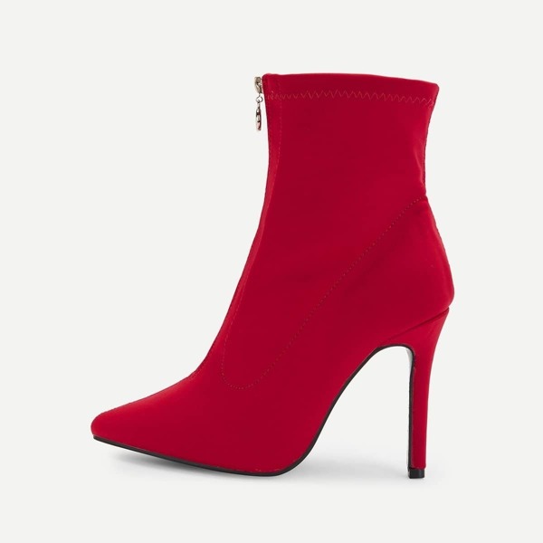 

Zipper Front Plain Boots