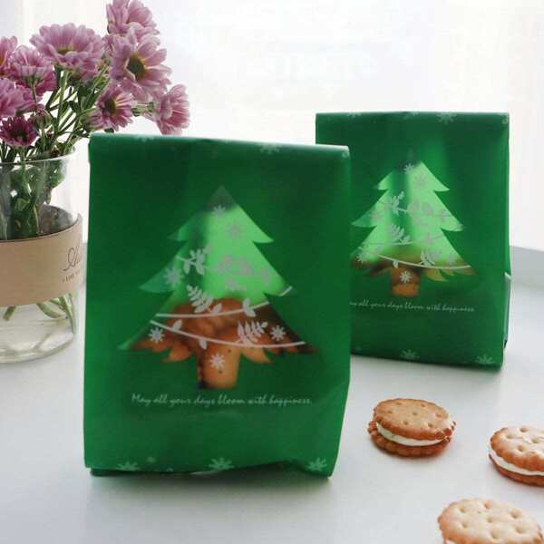 

Christmas Tree Cookie Bag 50pcs